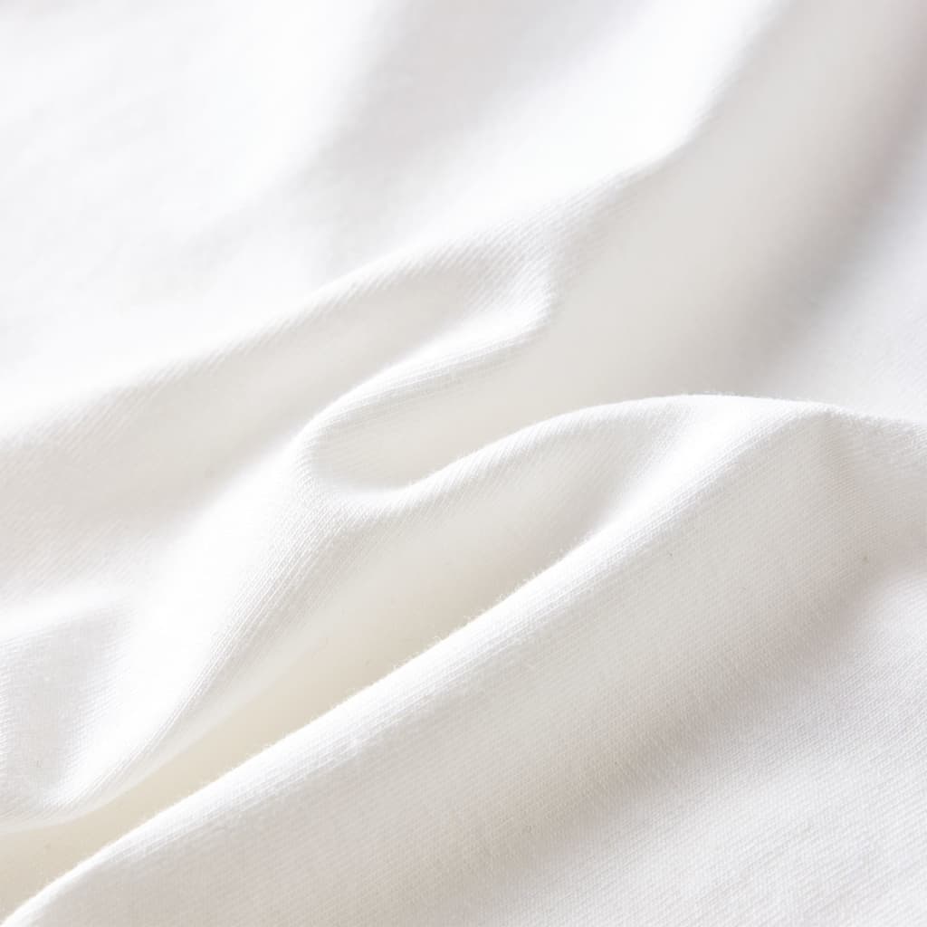 Ekrü színű hosszú ujjú gyerekpóló 128