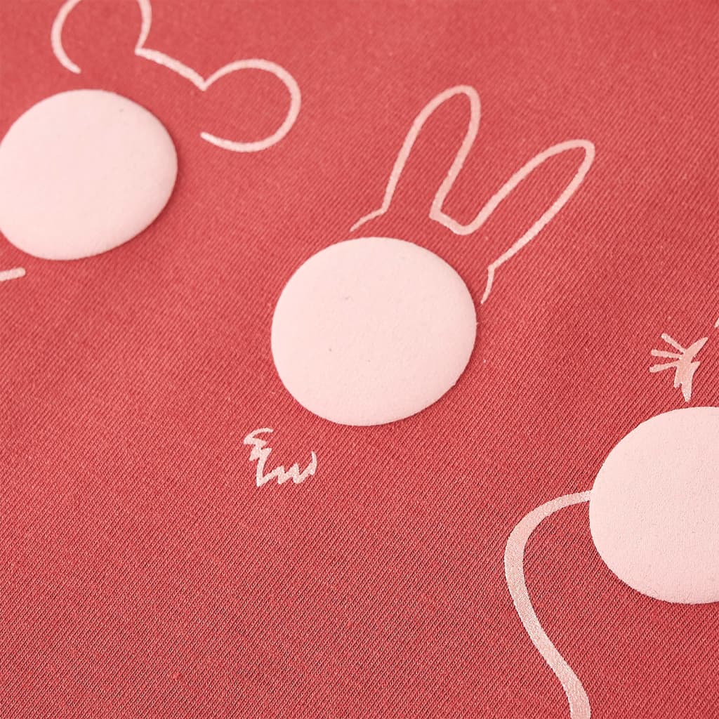 Gyerek hosszú ujjú póló égetett rózsaszín 116