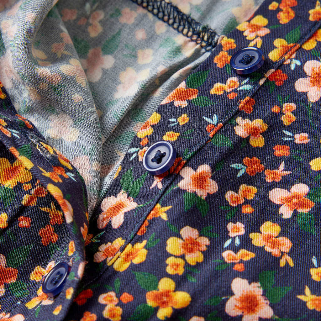 Gyerek ruha hosszú ujjú navy 104