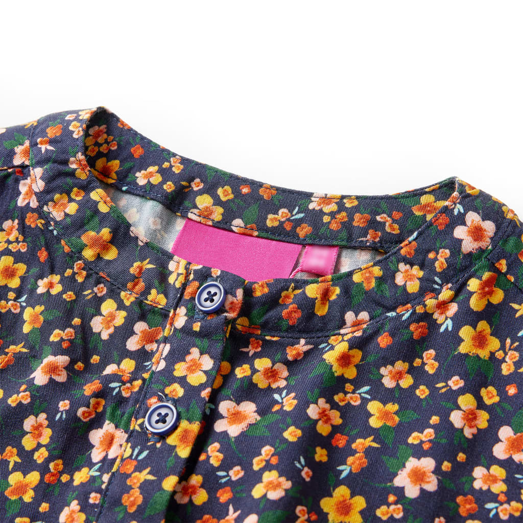 Gyerek ruha hosszú ujjú navy 140