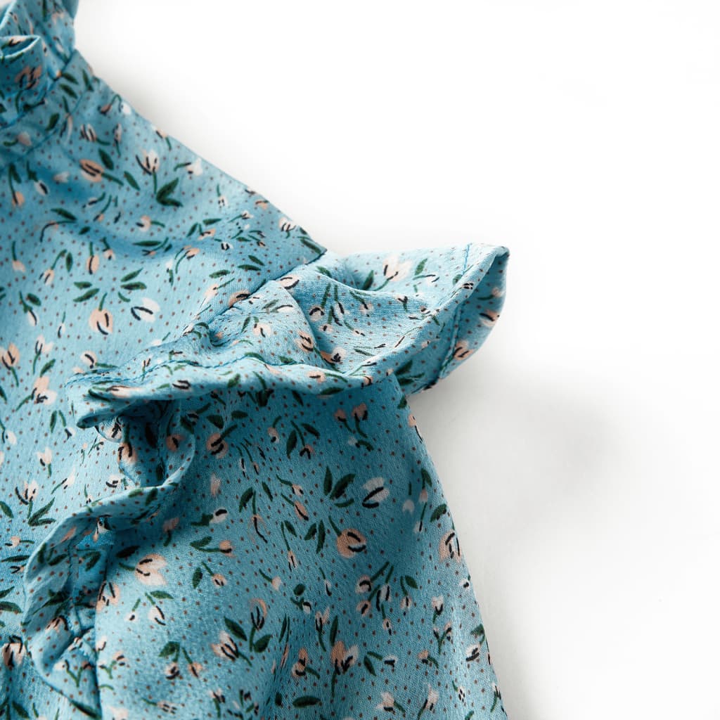 Kék hosszú ujjú gyerekruha 104