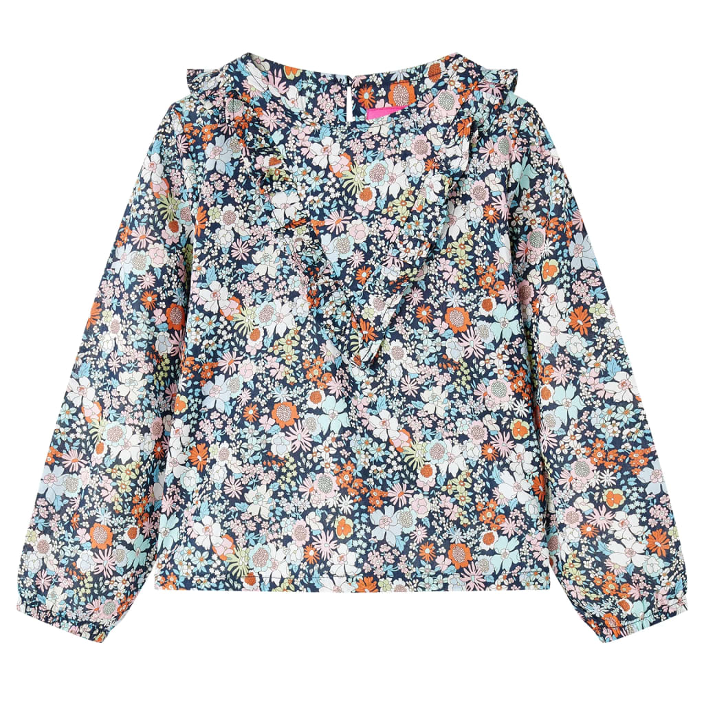 Gyerek hosszú ujjú ing sötétkék 128