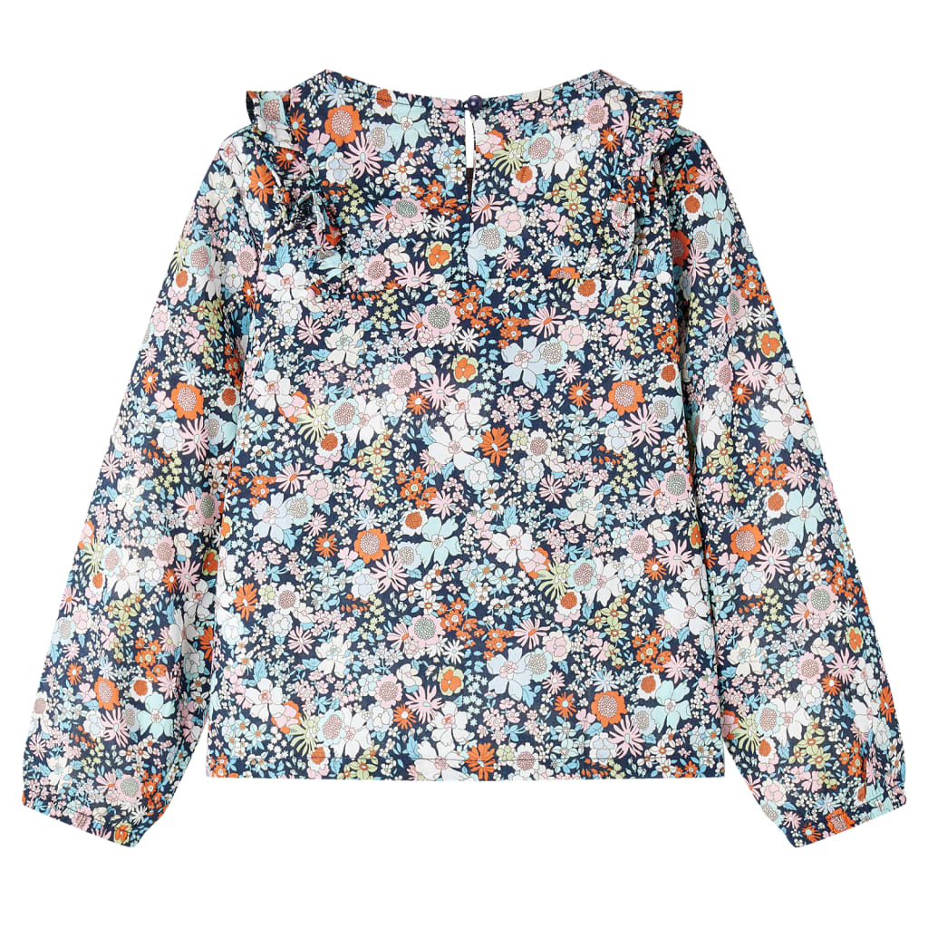 Gyerek hosszú ujjú ing sötétkék 128