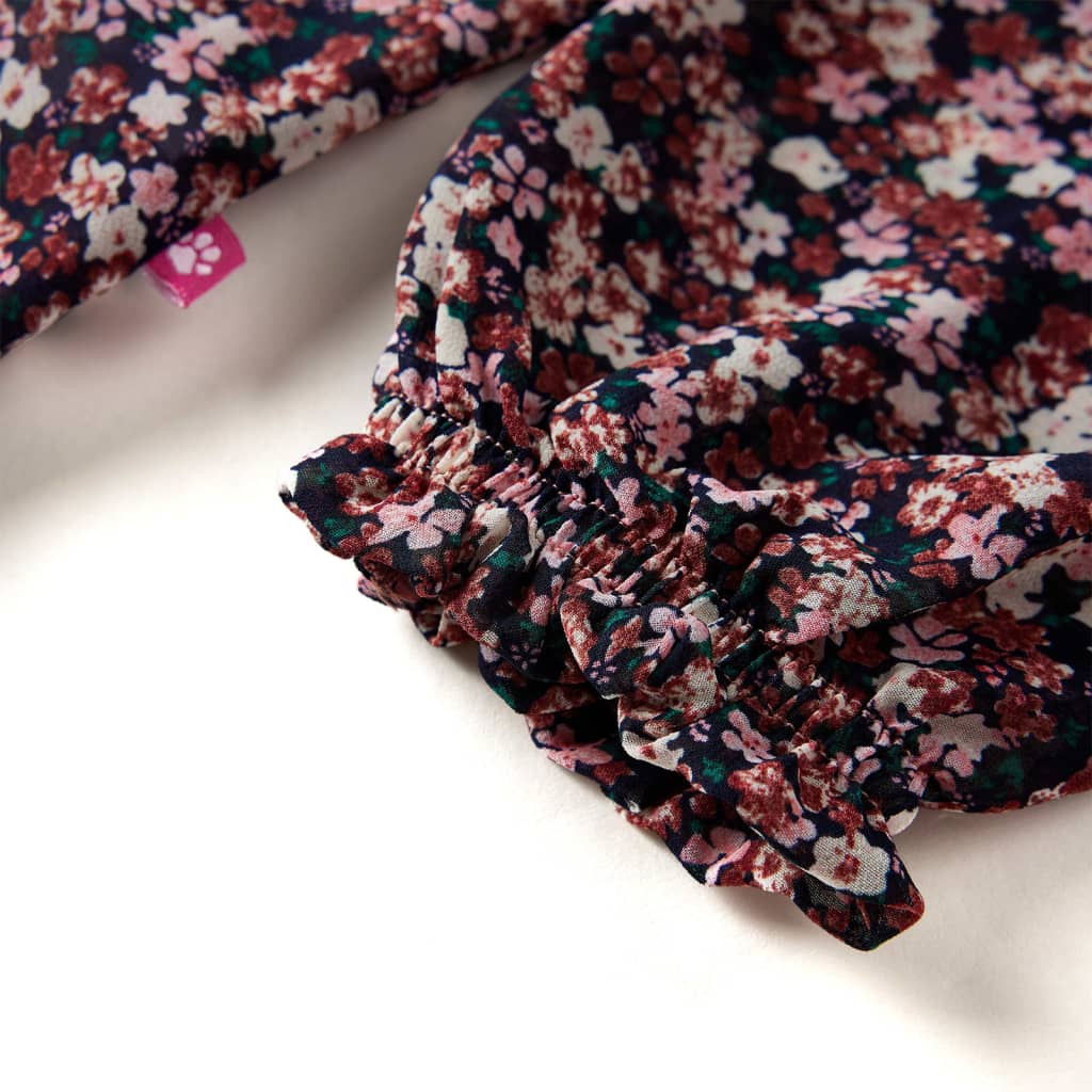 Gyerek hosszú ujjú ing sötét rózsaszín 104