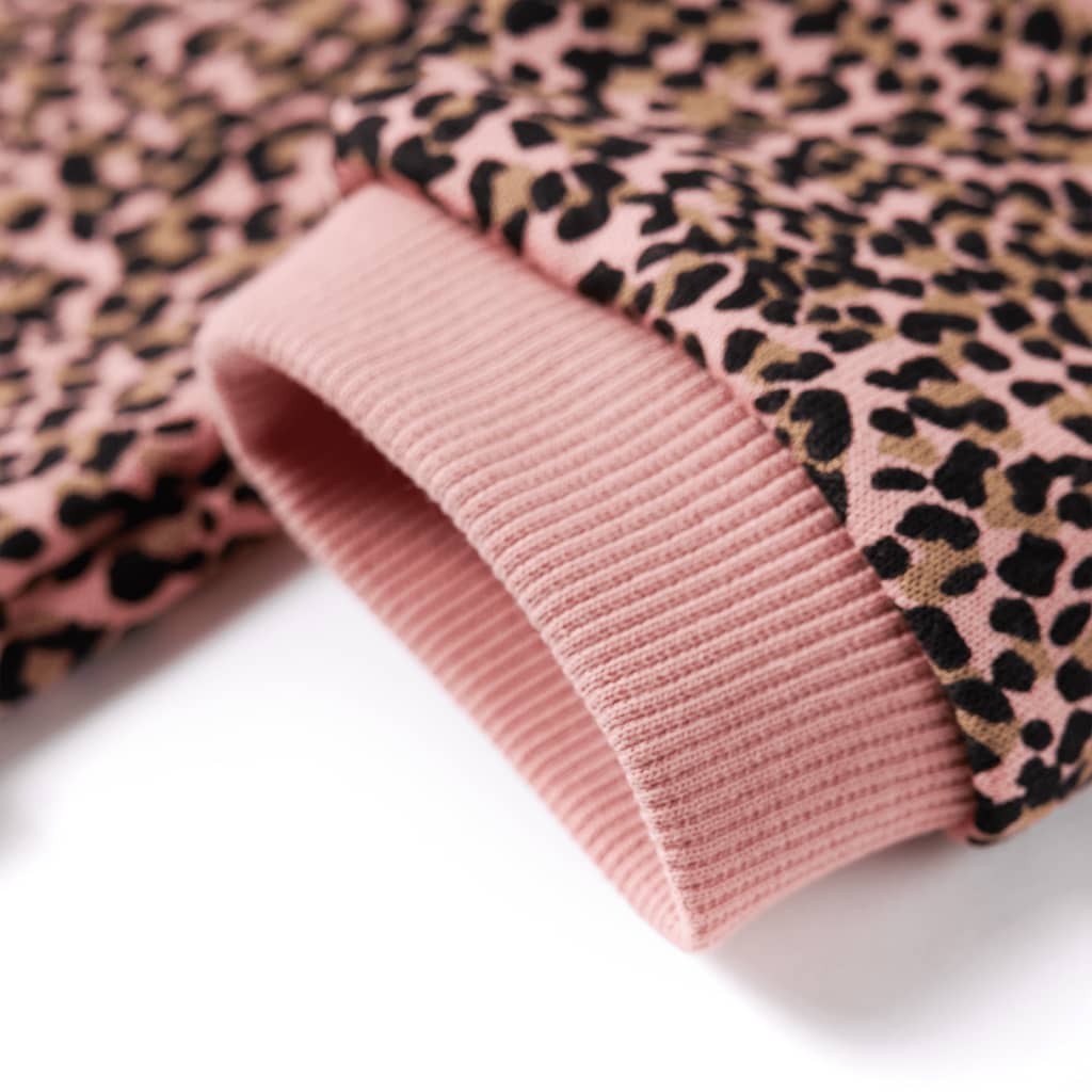 Közepes rózsaszín gyerek pulóverruha 104