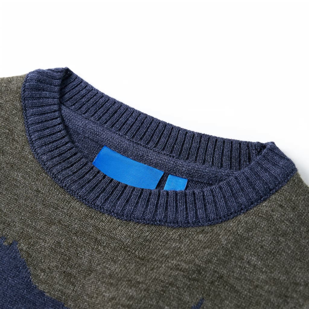 Gyerek pulóver kötött navy 92