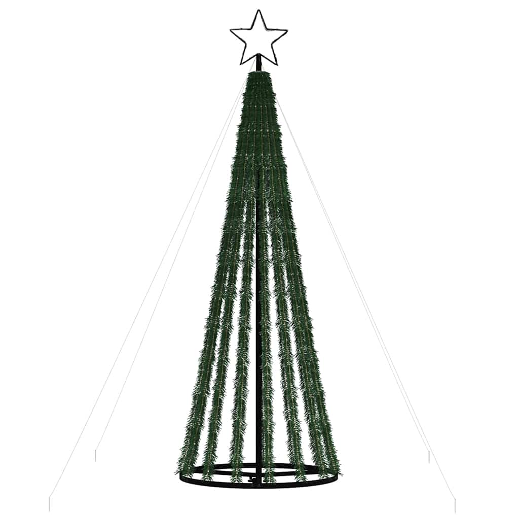 Hideg fehér led karácsonyfa 275 led 180 cm