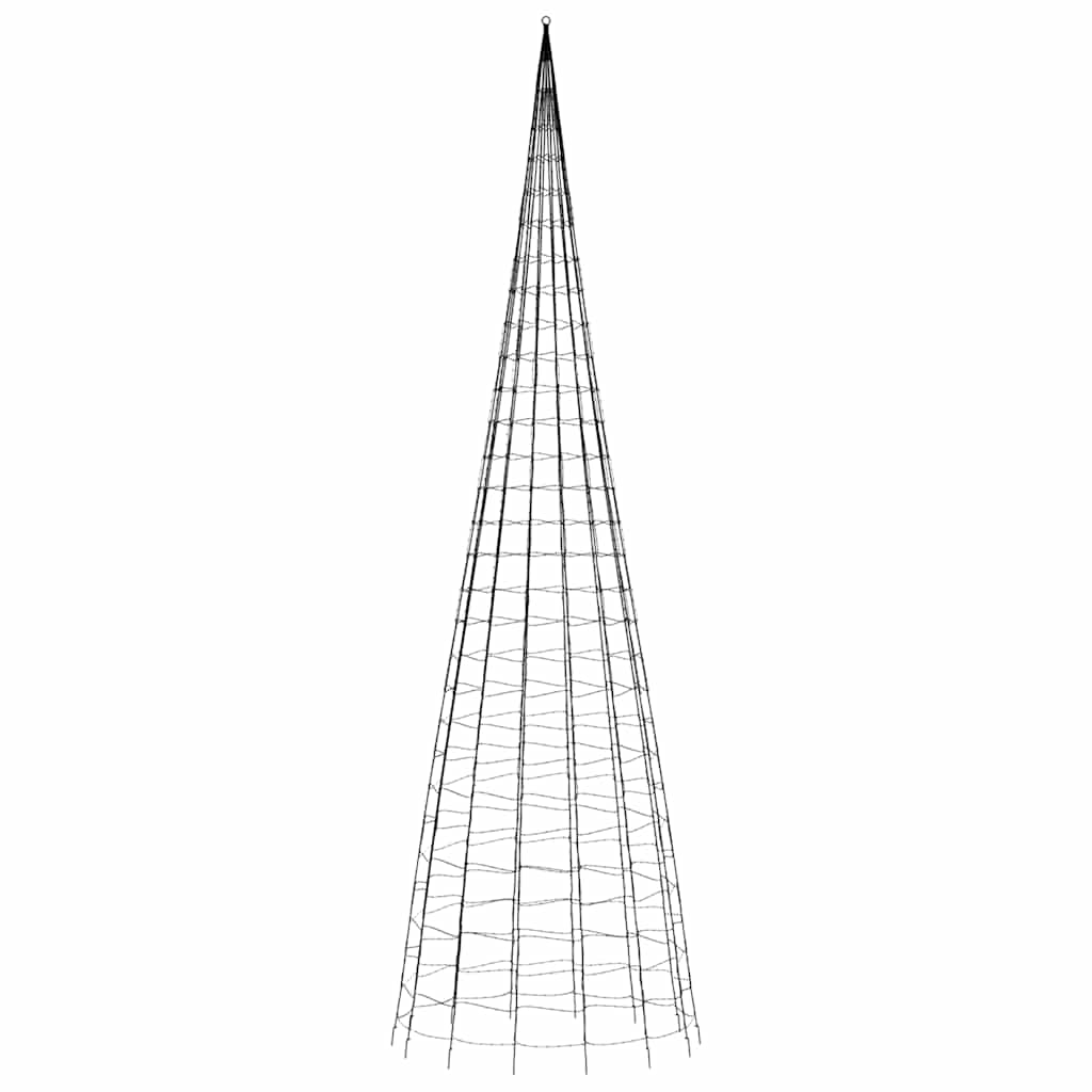 Hideg fehér led karácsonyfa 3000 led 800 cm