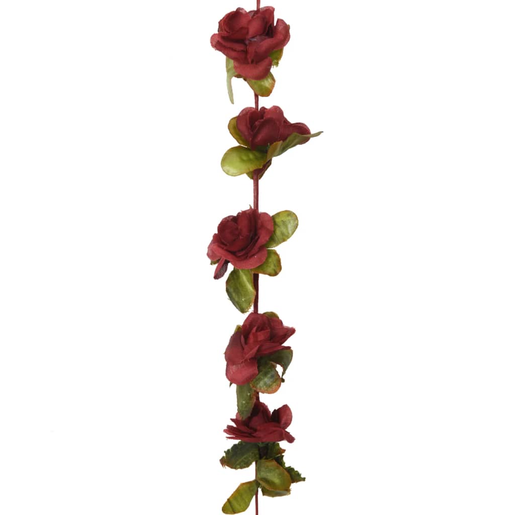 6 db bordó művirágfüzér 250 cm 6 db bordó művirágfüzér 250 cm