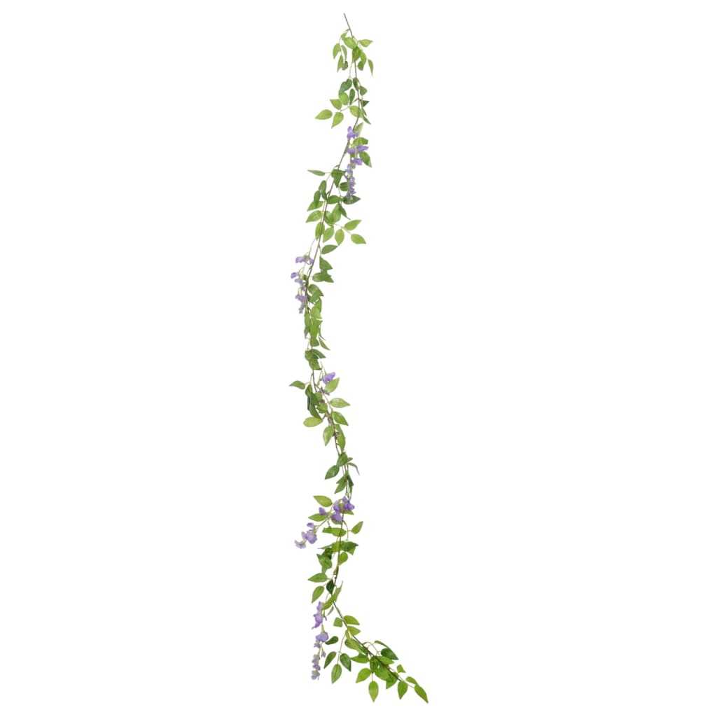 6 db lila művirágfüzér 200 cm 6 db lila művirágfüzér 200 cm
