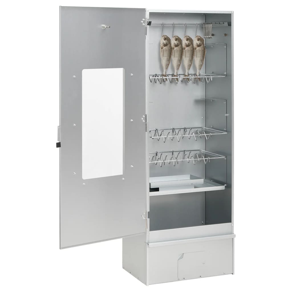 Horganyzott acél bbq füstölőkemence hidegfüst generátorral