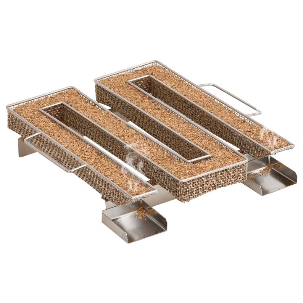 Horganyzott acél bbq füstölőkemence hidegfüst generátorral