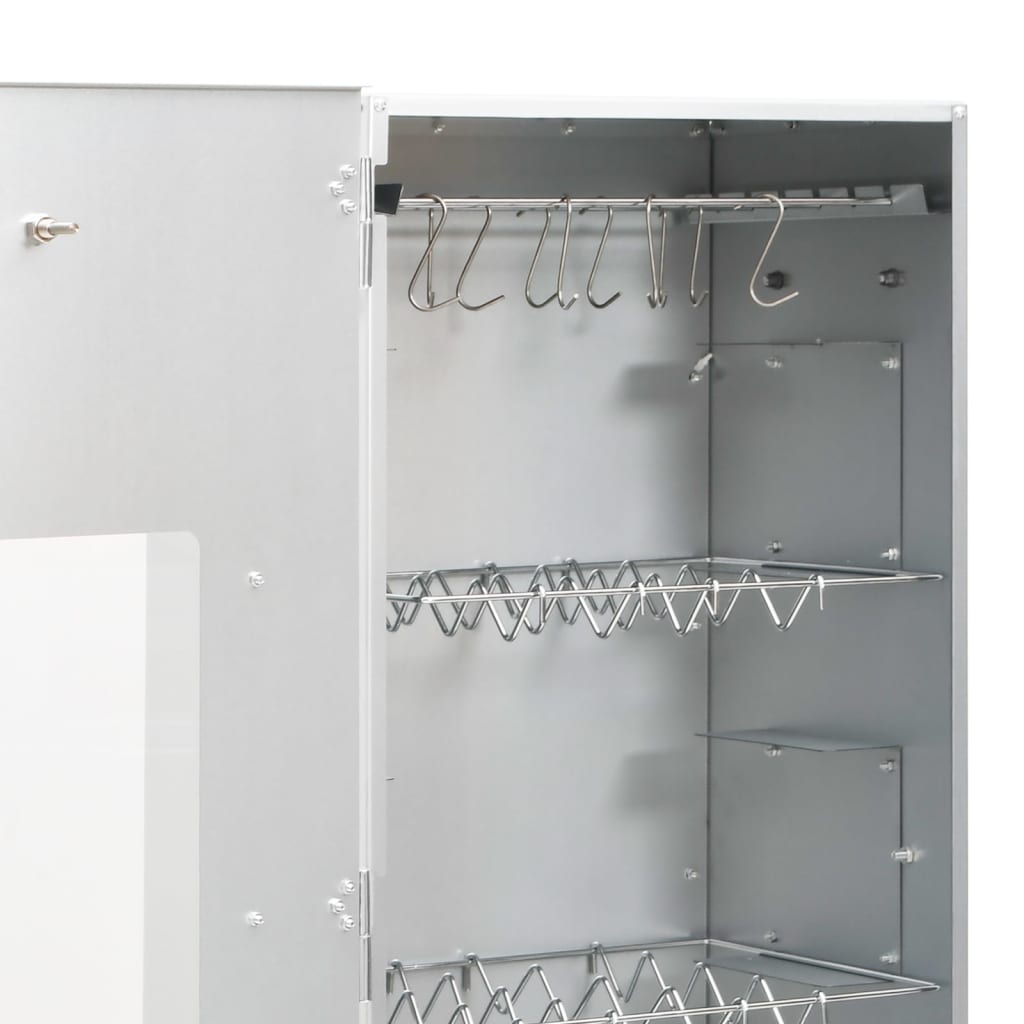 Horganyzott acél bbq füstölőkemence hidegfüst generátorral