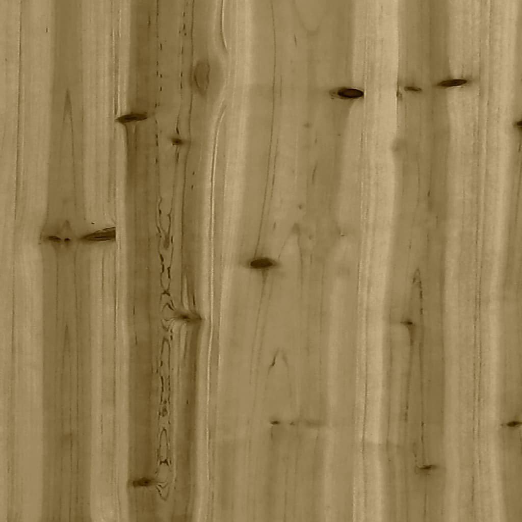 Impregnált fenyőfa virágláda 60x31x31 cm