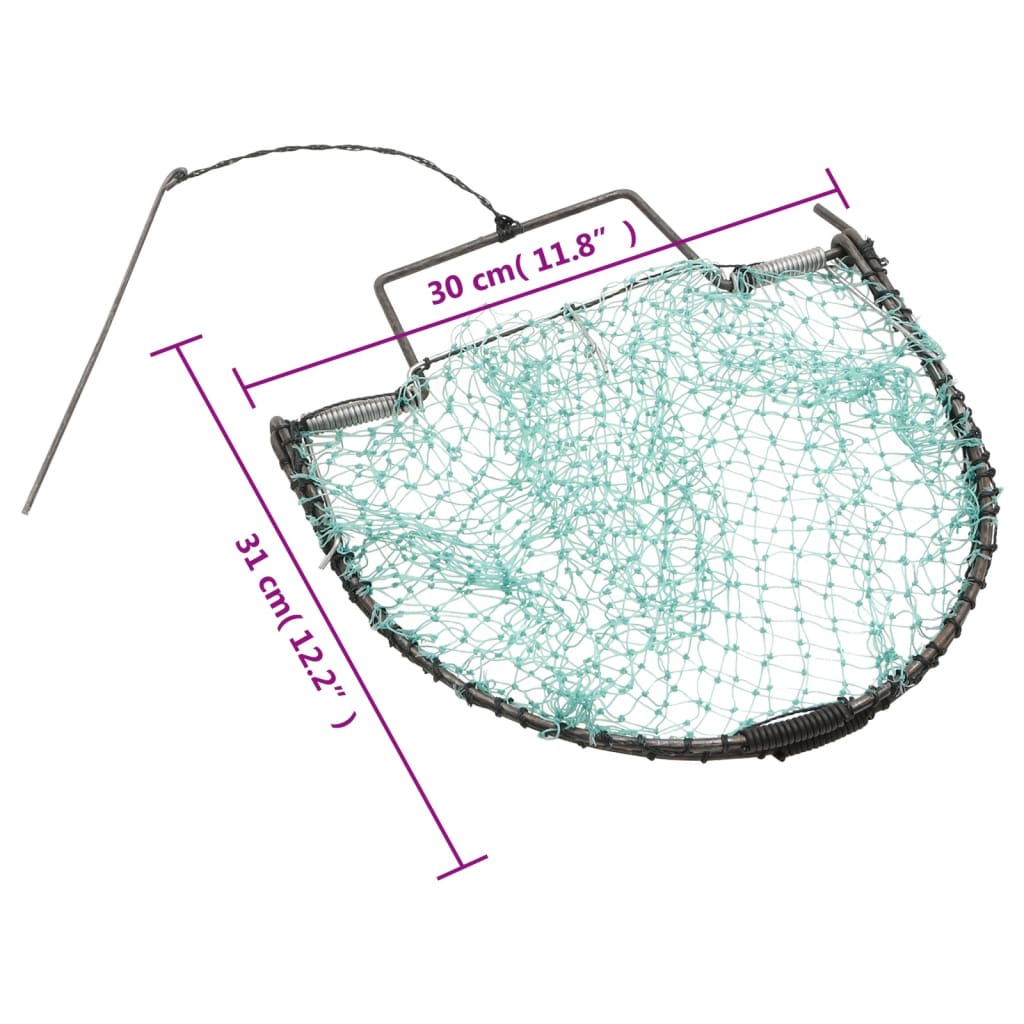 Zöld acél madárcsapda 30 cm Zöld acél madárcsapda 30 cm