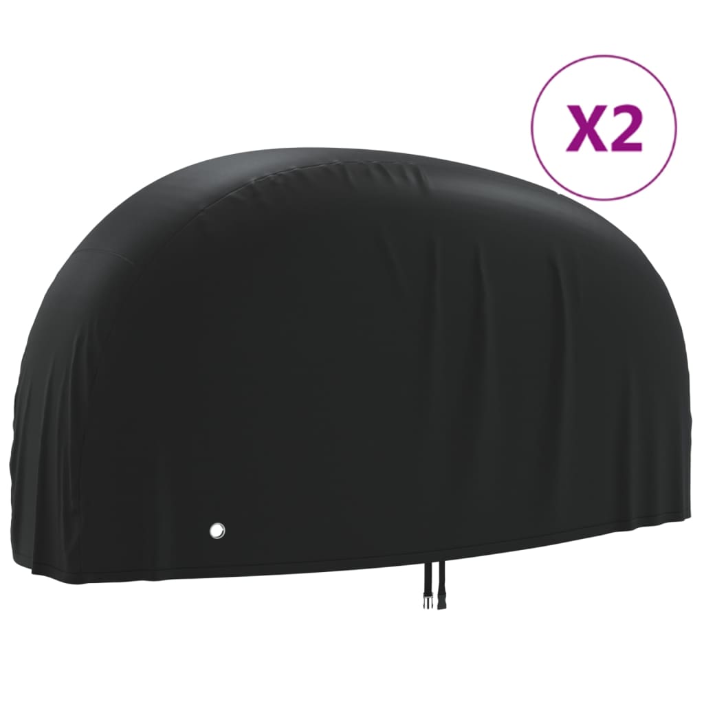 2 db 190t oxford-szövet kerékpárhuzat 200x85x110 cm