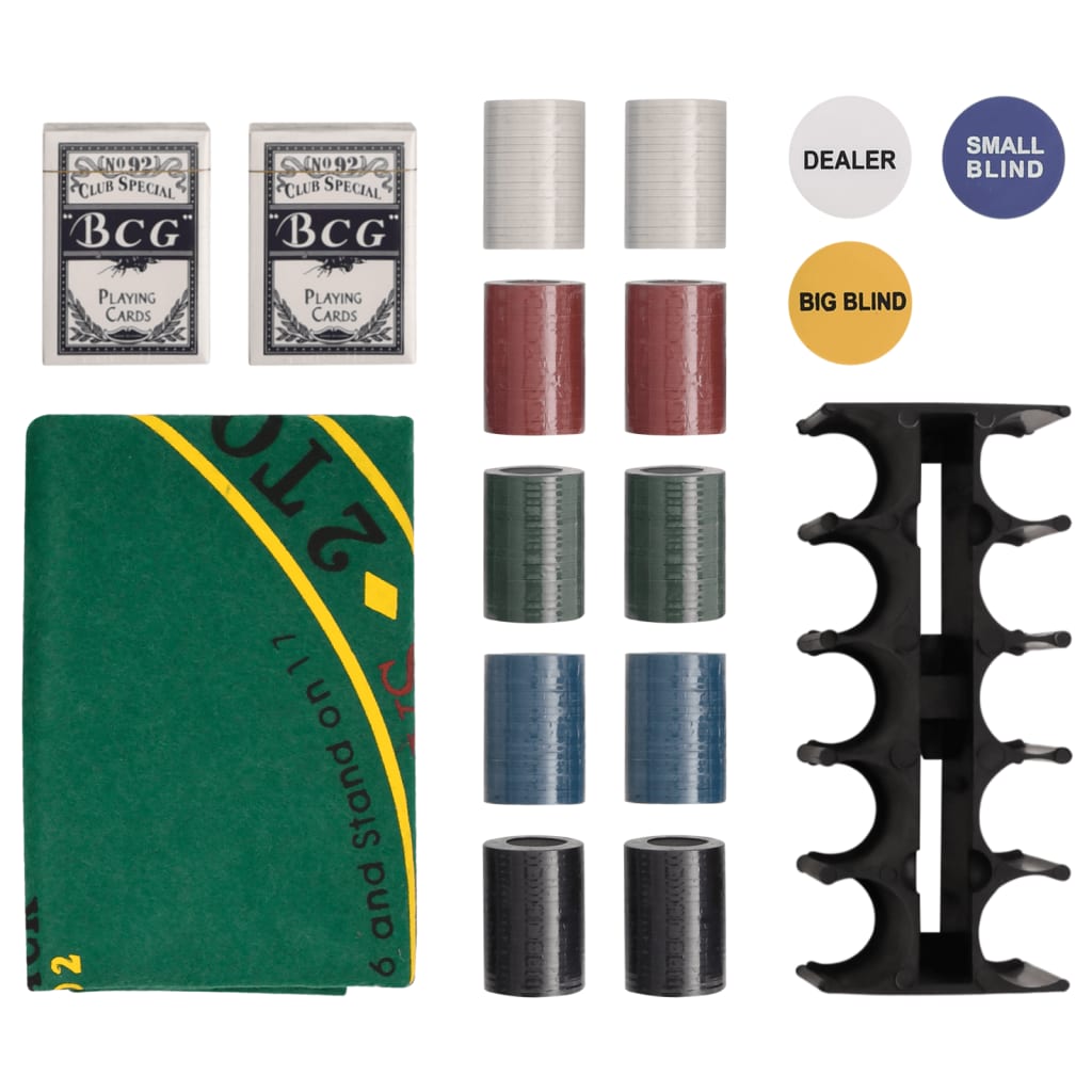 200 db-os pókerzsetonkészlet 4 g