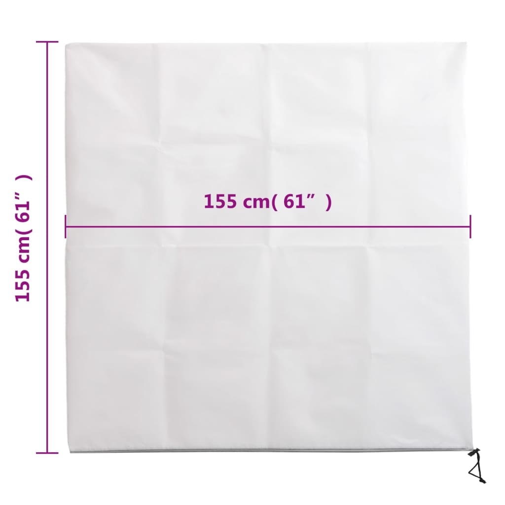4 db növényvédő huzat cipzárral 70 g/m² 1,55x1,55 m