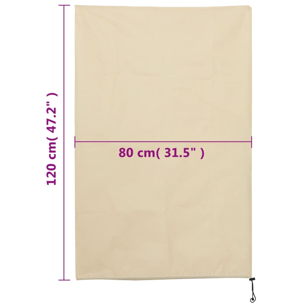 12 db növényvédő huzat zsinórral 70 g/m² 0,8 x 1,2 m