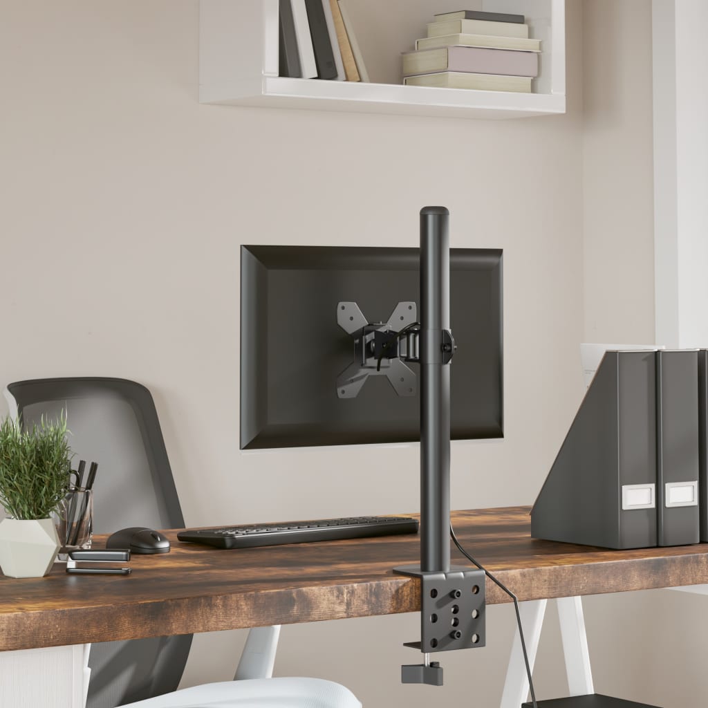 Fekete acél monitorállvány vesa 75/100 mm Fekete acél monitorállvány vesa 75/100 mm