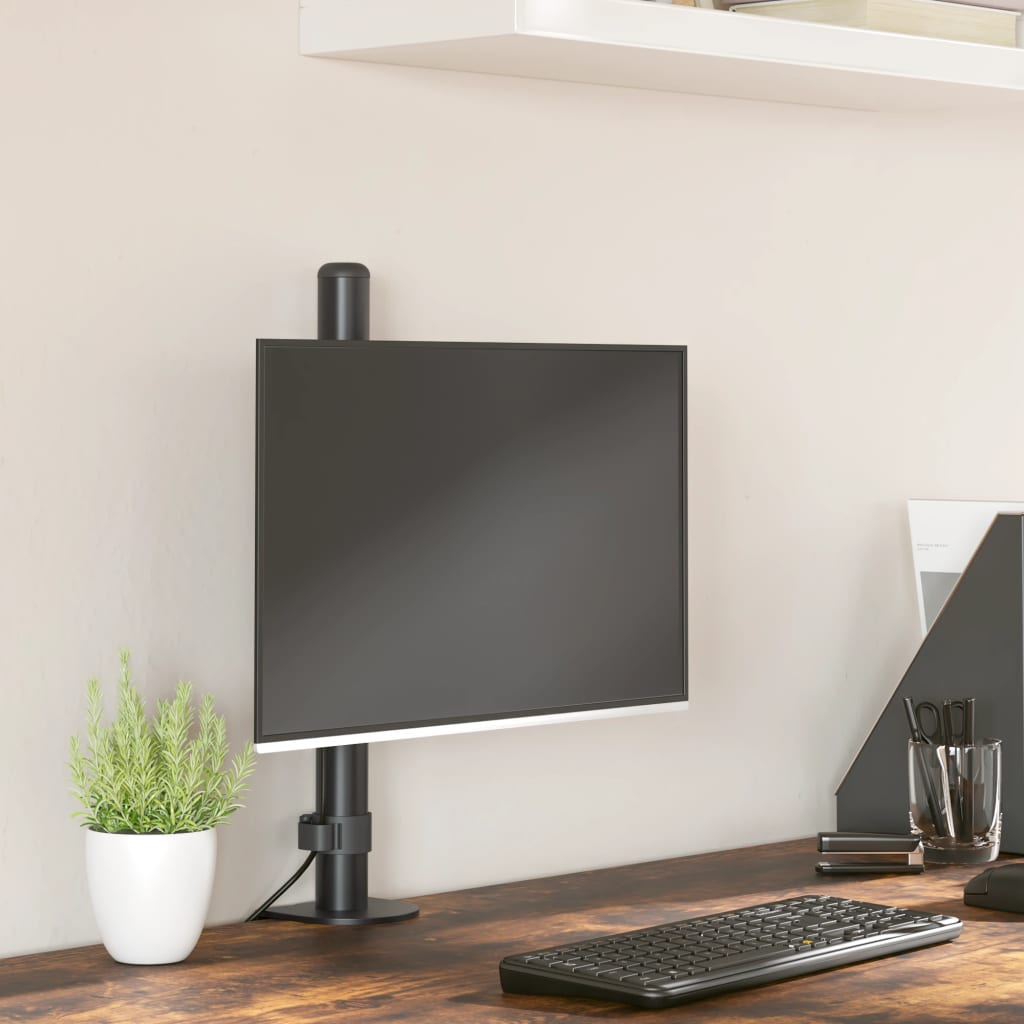 Fekete acél monitorállvány vesa 75/100 mm Fekete acél monitorállvány vesa 75/100 mm
