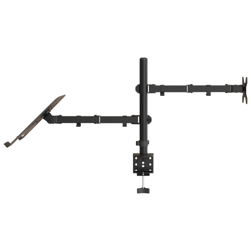 Fekete acél monitorállvány vesa 75/100 mm