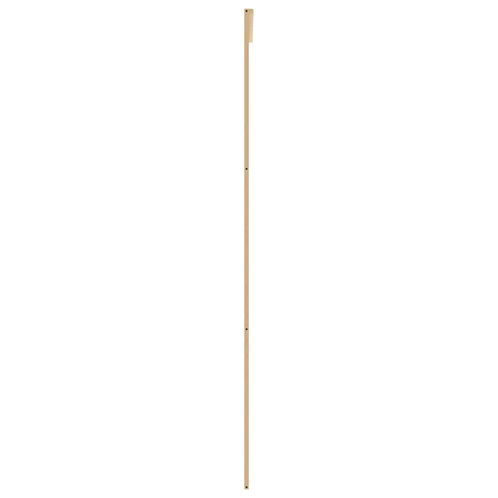 Aranyszínű esg tejüveg és alumínium tolóajtó 90 x 205 cm