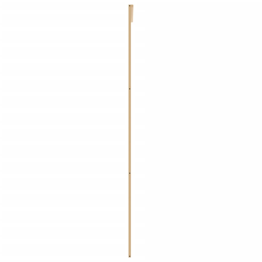 Aranyszínű átlátszó esg üveg és alumínium tolóajtó 102,5x205 cm