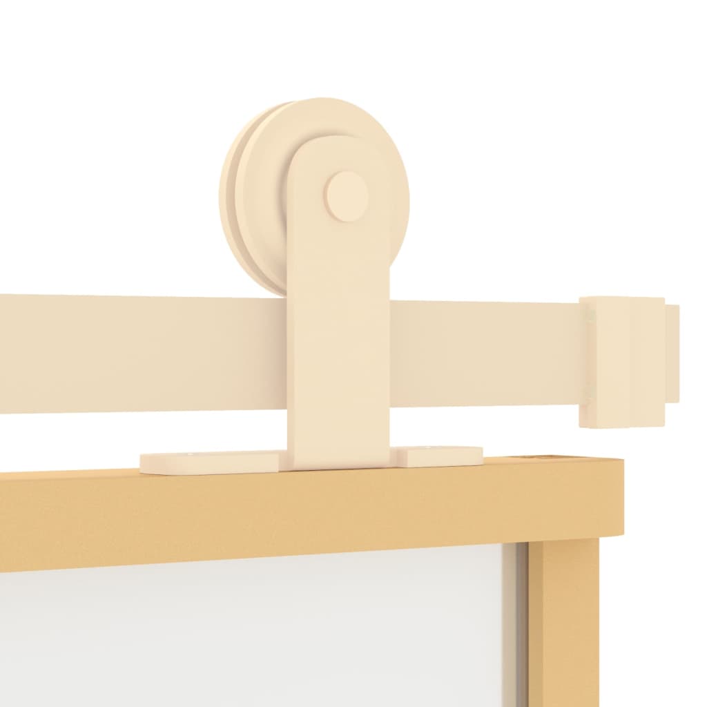 Aranyszínű esg tejüveg és alumínium tolóajtó 90 x 205 cm