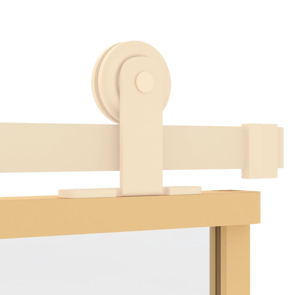 Aranyszínű átlátszó esg üveg és alumínium tolóajtó 102,5x205 cm