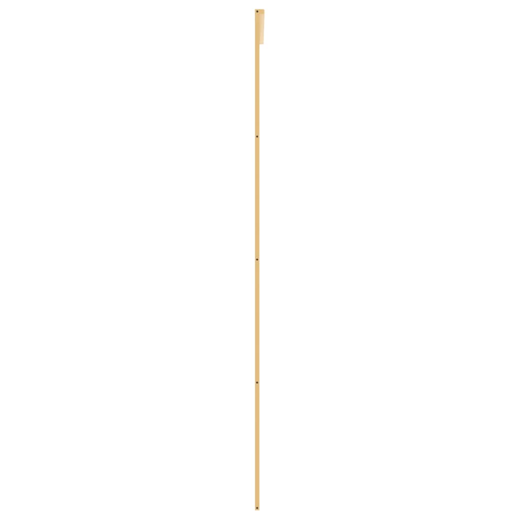 Aranyszínű esg tejüveg és alumínium tolóajtó 90 x 205 cm