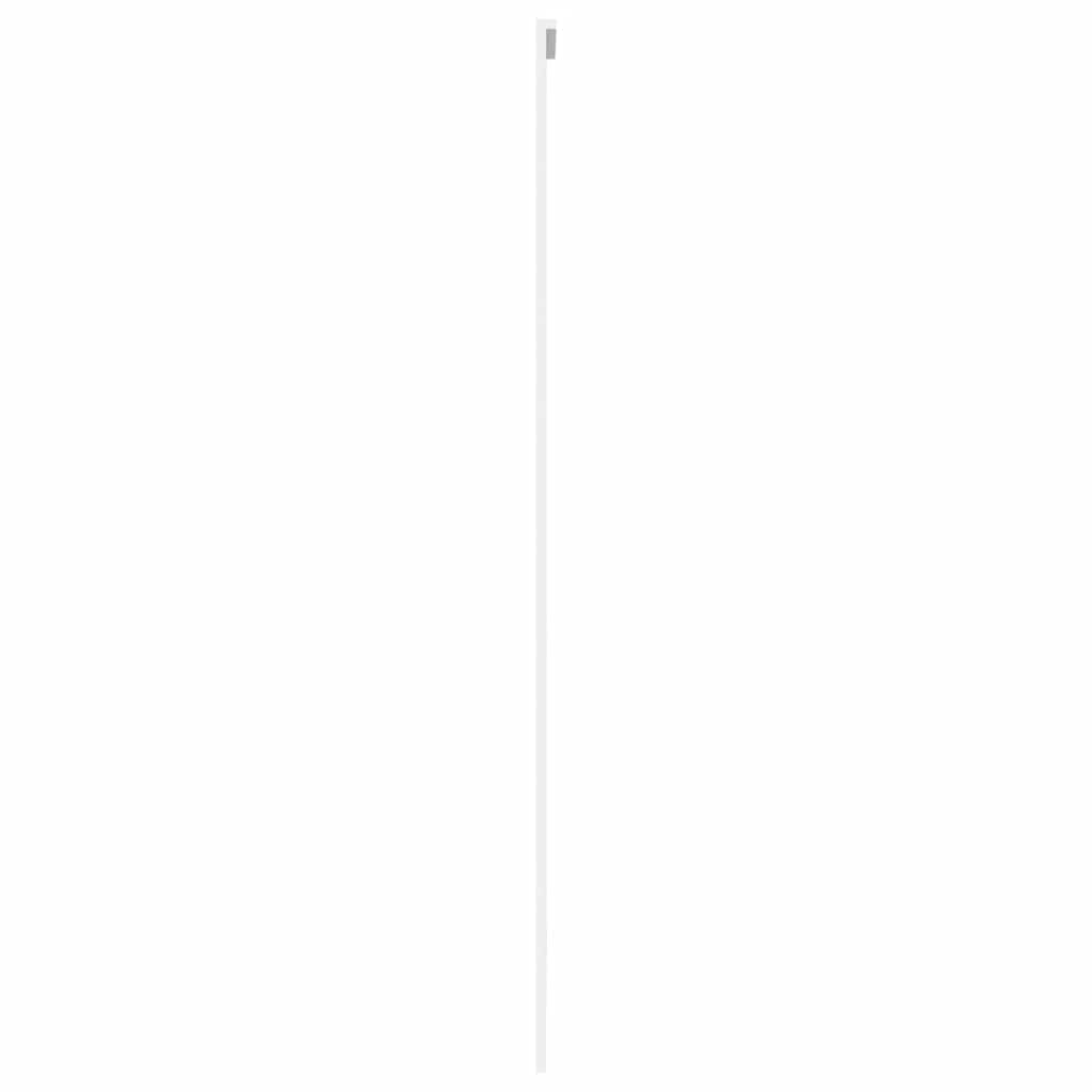 Fehér edzett üveg és alumínium tolóajtó 102,5 x 205 cm