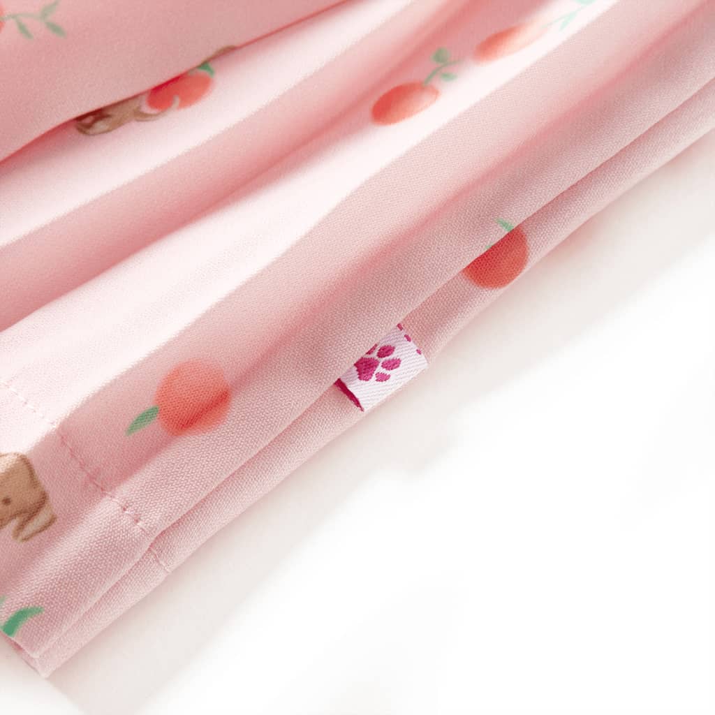 Világos narancssárga redős gyerekszoknya 128