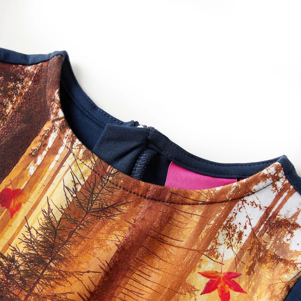 Gyerek ruha hosszú ujjú navy 140