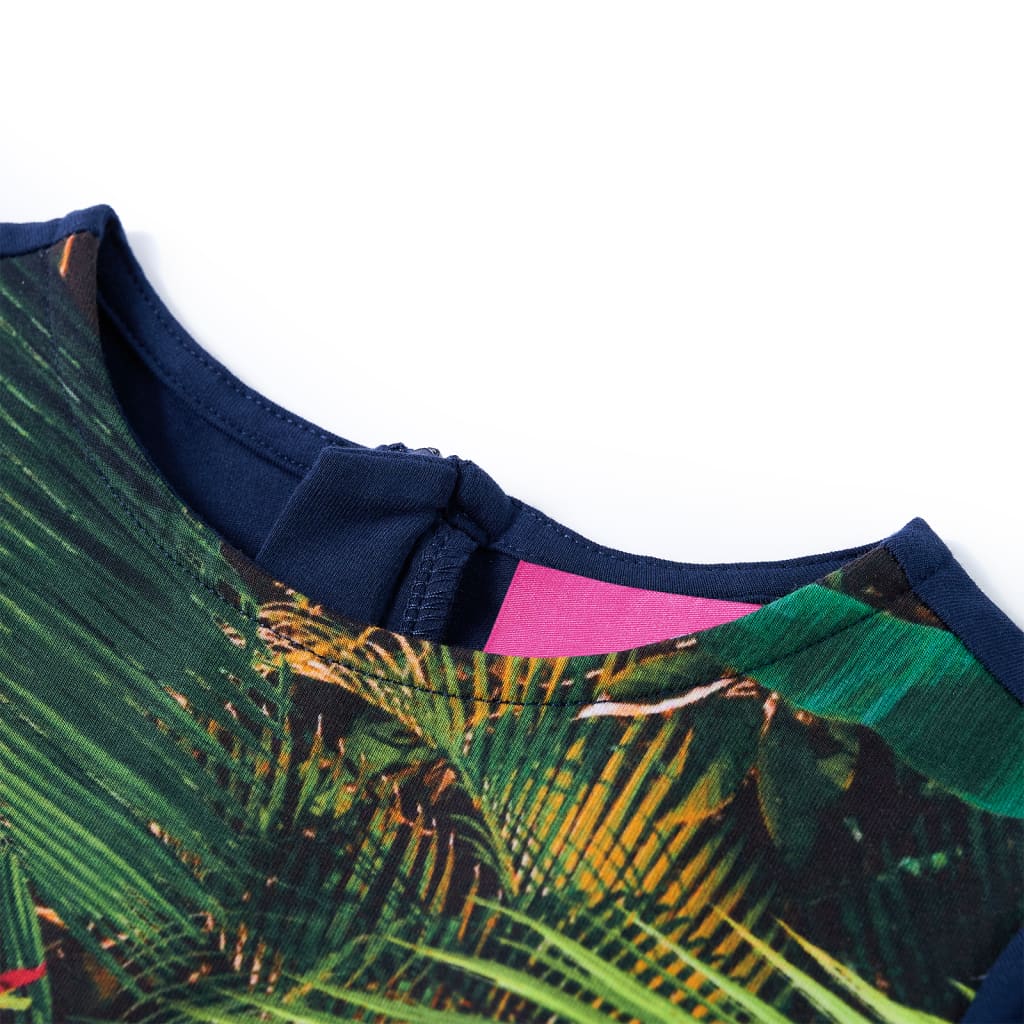 Gyerek ruha hosszú ujjú navy 128