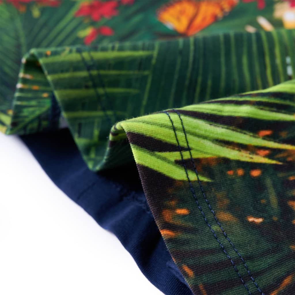 Gyerek ruha hosszú ujjú navy 128