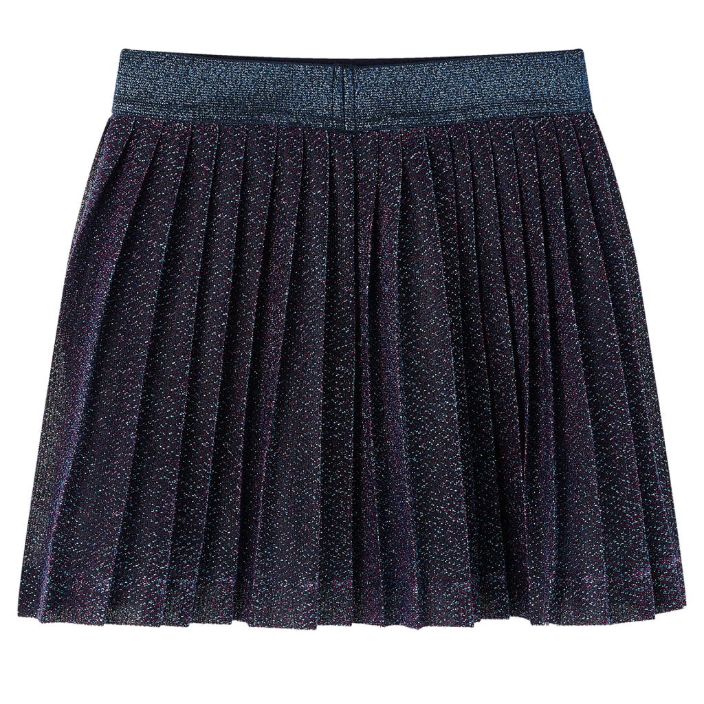 Gyerek szoknya csillámokkal navy blue 128
