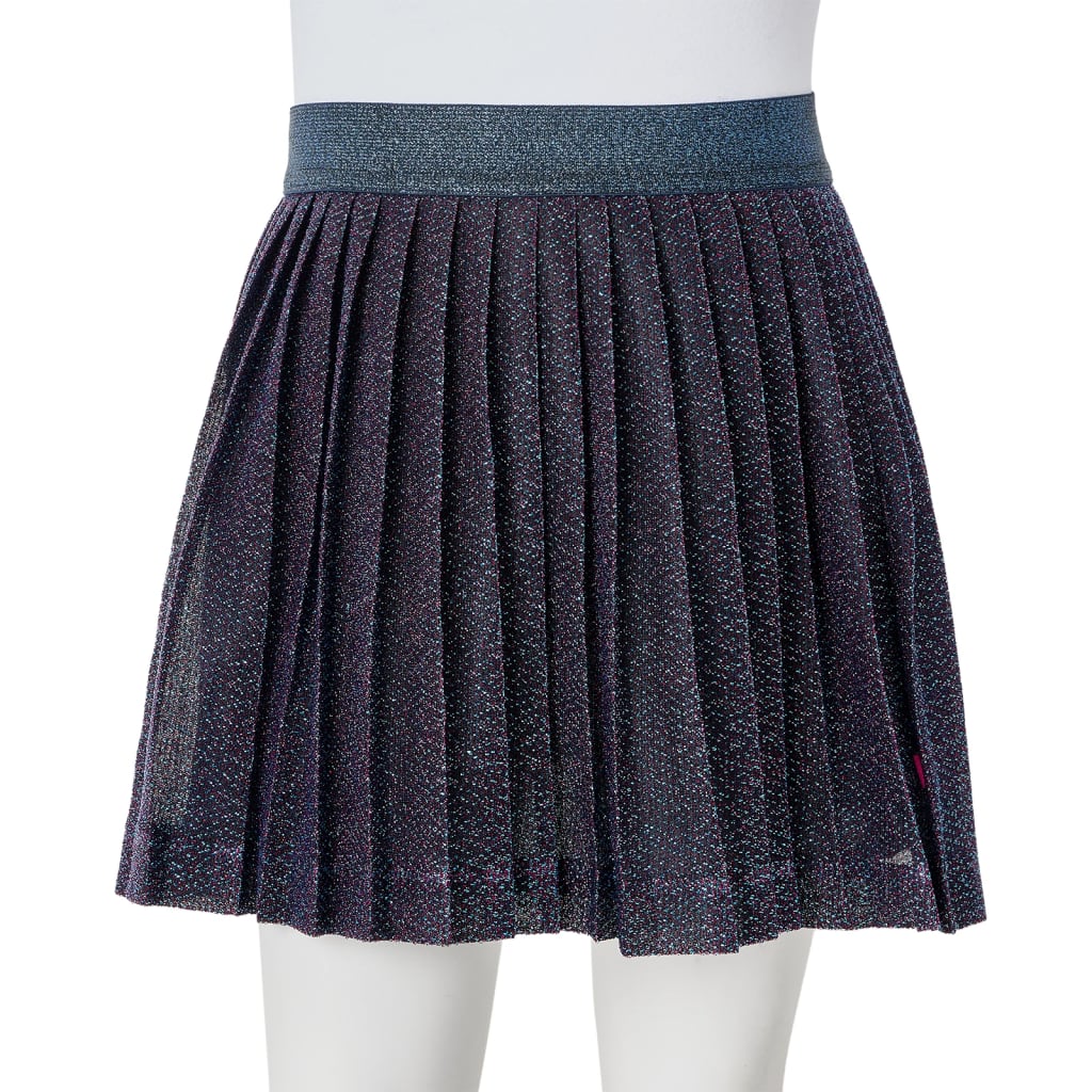 Gyerek szoknya csillámokkal navy blue 128