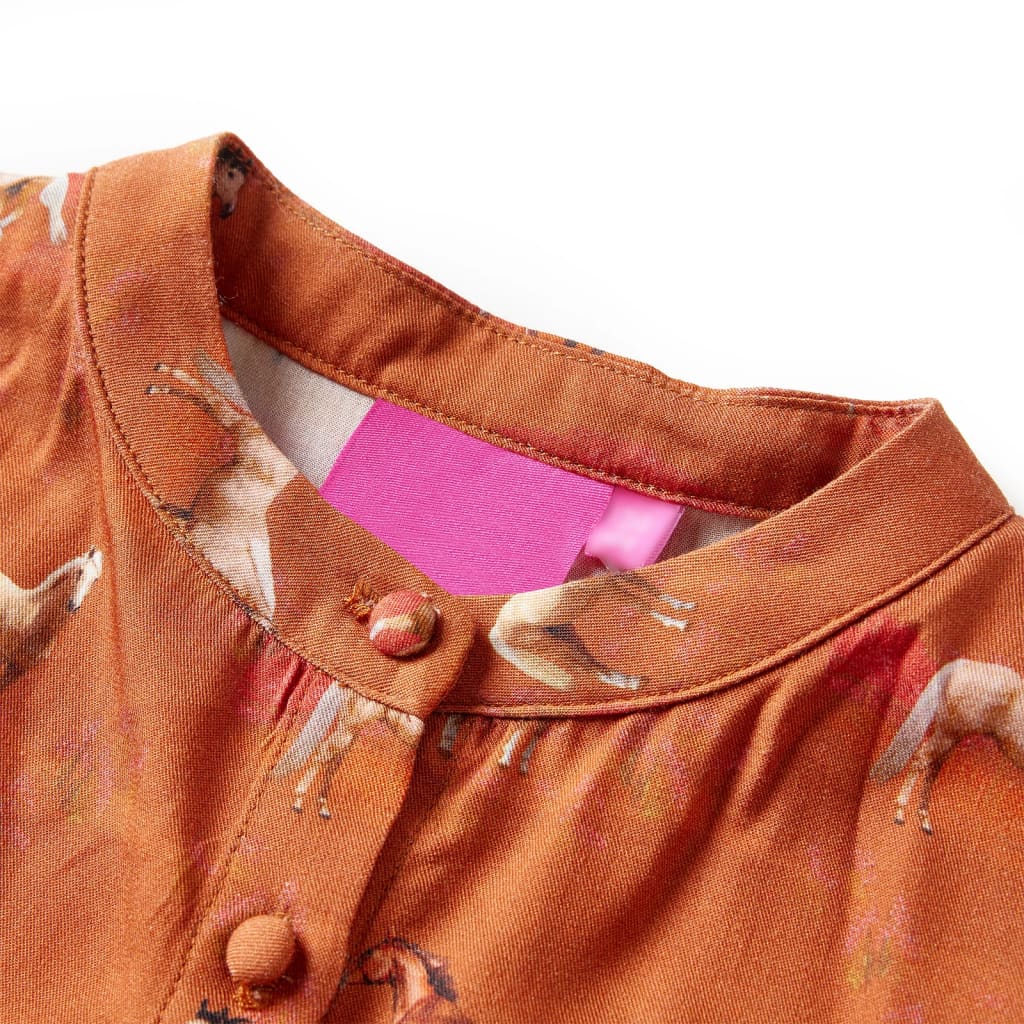 Gyerek ruha cognac 128