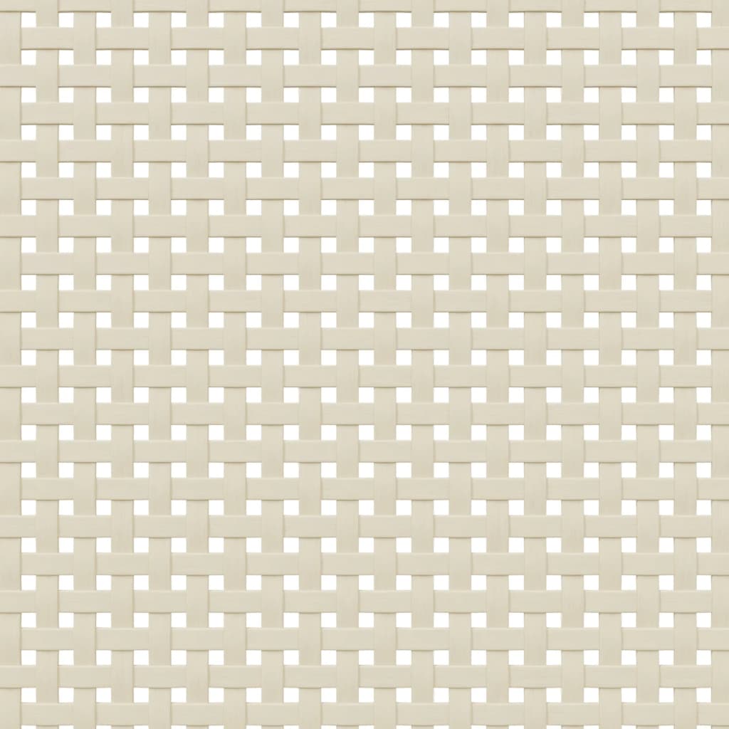 Senja fehér rattanhatású tömör fa cipőszekrény 59,5x35x107 cm