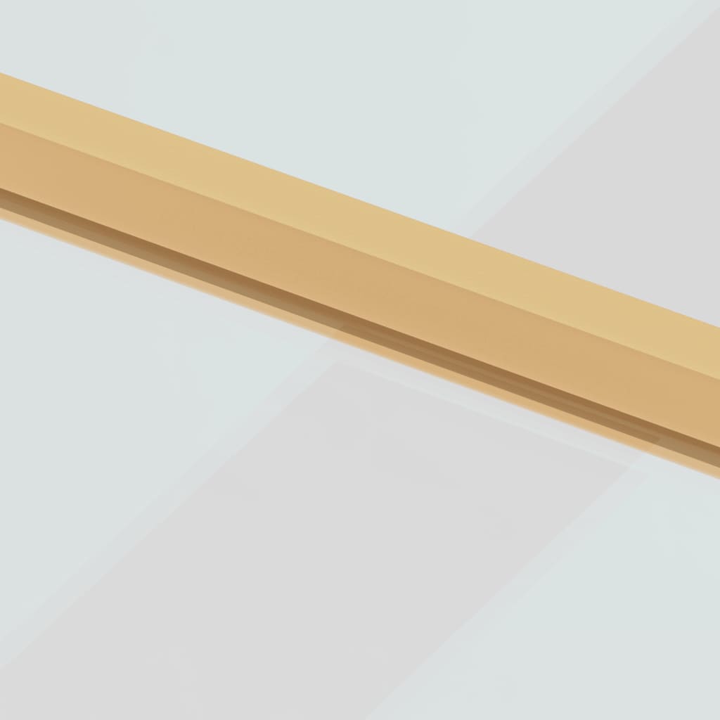 Arany edzett üveg és alumínium vékony beltéri ajtó 83x201,5 cm