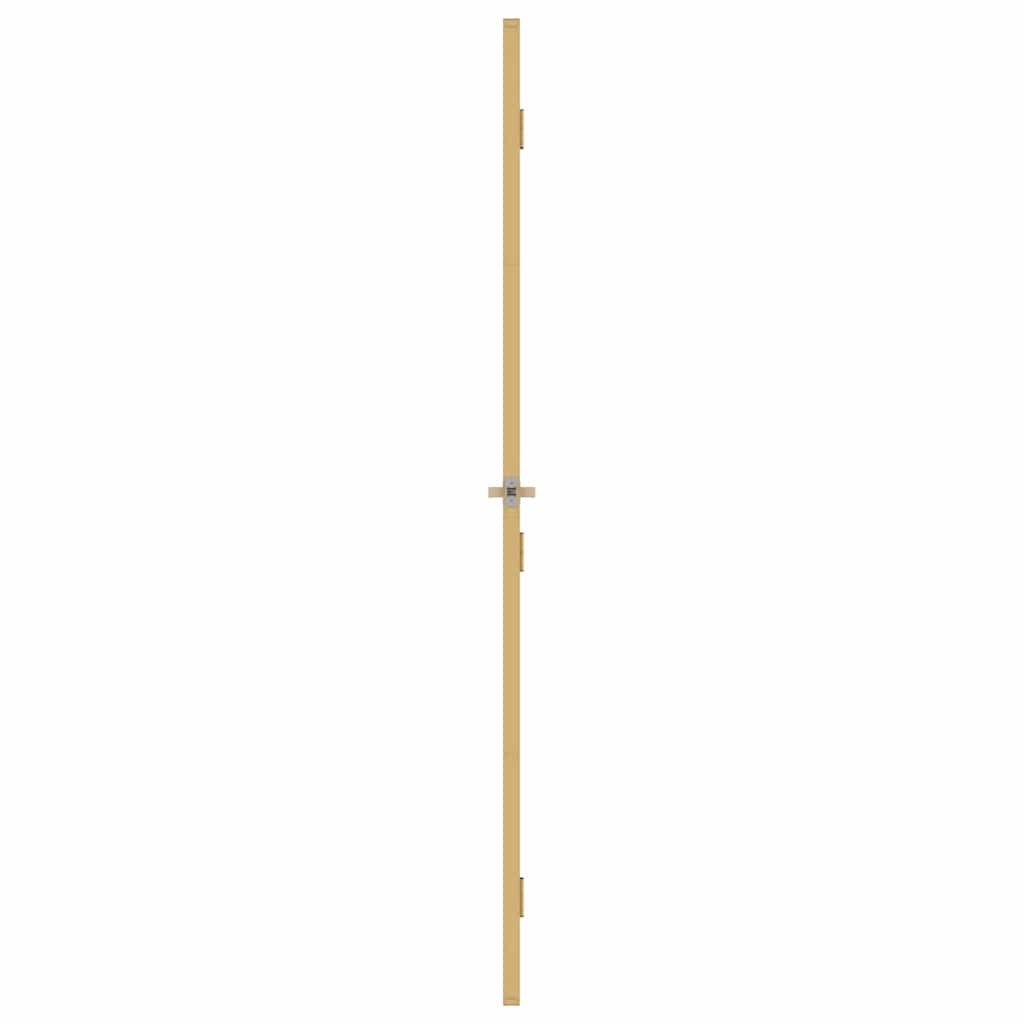 Arany edzett üveg és alumínium vékony beltéri ajtó 93x201,5 cm