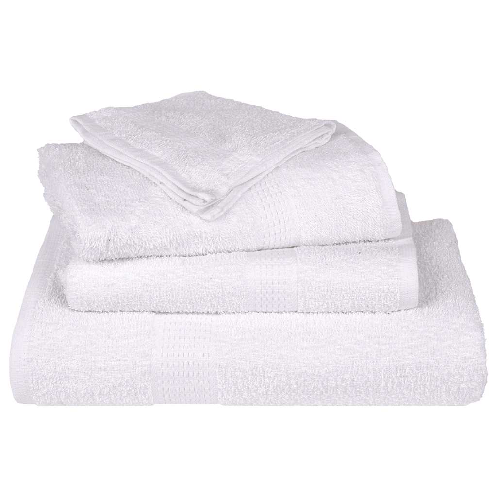 4 db frogn törölköző fehér 100 x 200 cm 360 g/m²