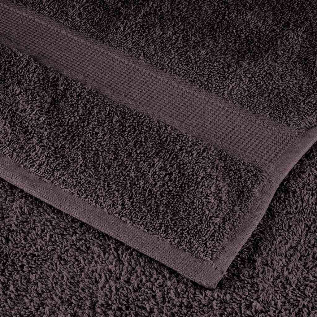 10 db antracit színű frogn kéztörlő 50 x 100 cm 360 g/m²