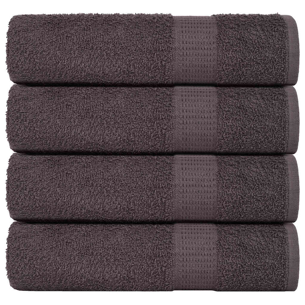 4 db antracit színű frogn zuhanytörölköző 70 x 140 cm 360 g/m²