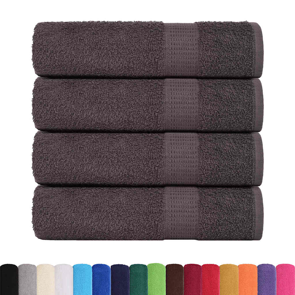 4 db antracit színű frogn zuhanytörölköző 70 x 140 cm 360 g/m²