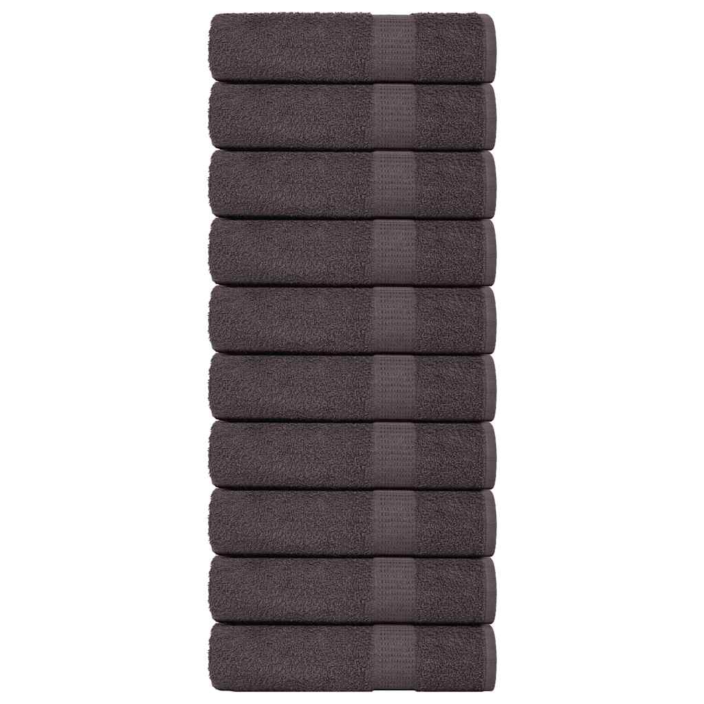 10 db antracit színű frogn fürdőlepedő 100 x 150 cm 360 g/m²