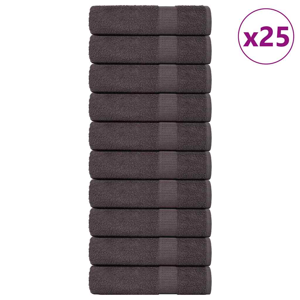 25 db antracit színű frogn fürdőlepedő 100 x 150 cm 360 g/m²