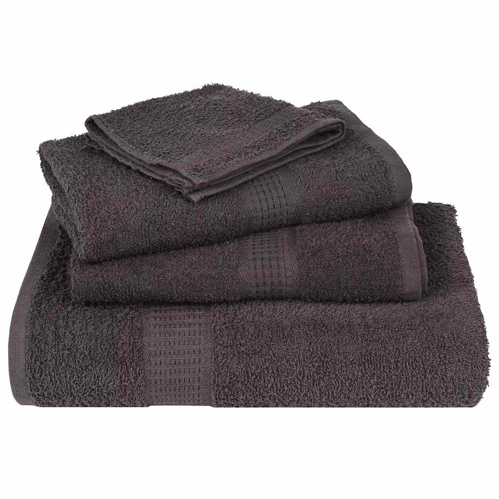 25 db antracit színű frogn fürdőlepedő 100 x 150 cm 360 g/m²