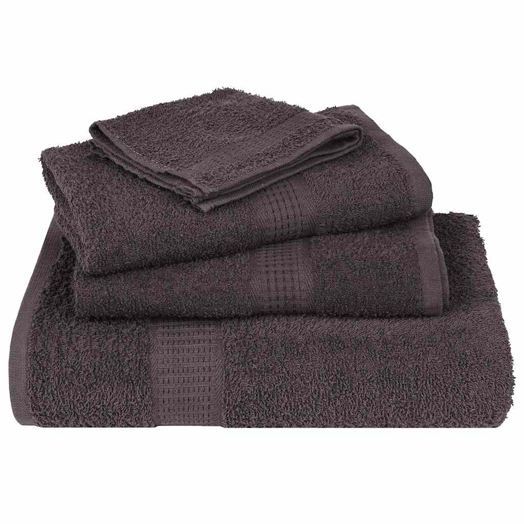 10 db antracit színű frogn törölköző 100 x 200 cm 360 g/m²